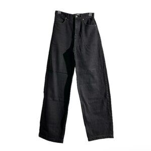 Topshop Baggy/Bubble High Rise Black Jean, Size 26